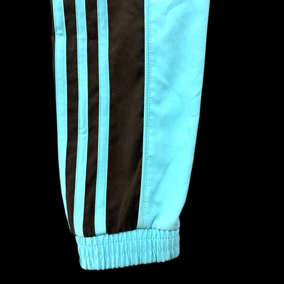 Adidas Track Jacket Turquoise with Brown Logo - Picture 3 of 8